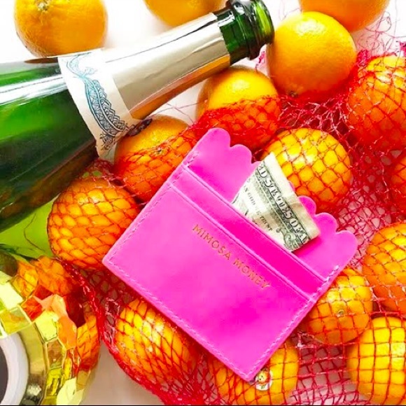 Packed Party Mimosa Money Scalloped Card Holder - Picture 3 of 10